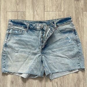Blue Denim Women's Cut Off Jean Shorts
